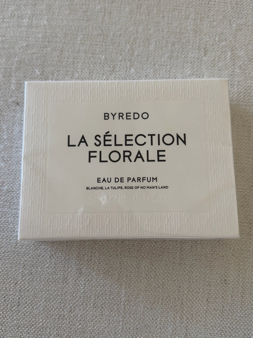 Byredo White Box with Bold Black Logo Brand New